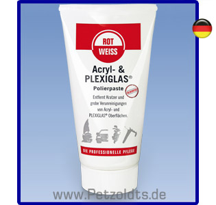 Acryl- und PLEXIGLAS Polierpaste von RotWeiss, 150ml