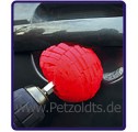 Schaumstoff-Polierball, rot, 75 mm, fr Bohrfutter